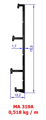 9 cm Süpürgelik Alt Parça