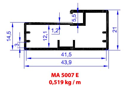 Mutfak Dolap Kapak Profili