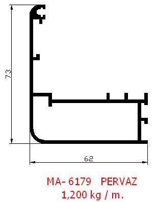 Ayarlı Kapı Orta Pervaz